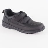 Boys Clarks Reflectace Black Double Strap School Walking Light Kids Shoes